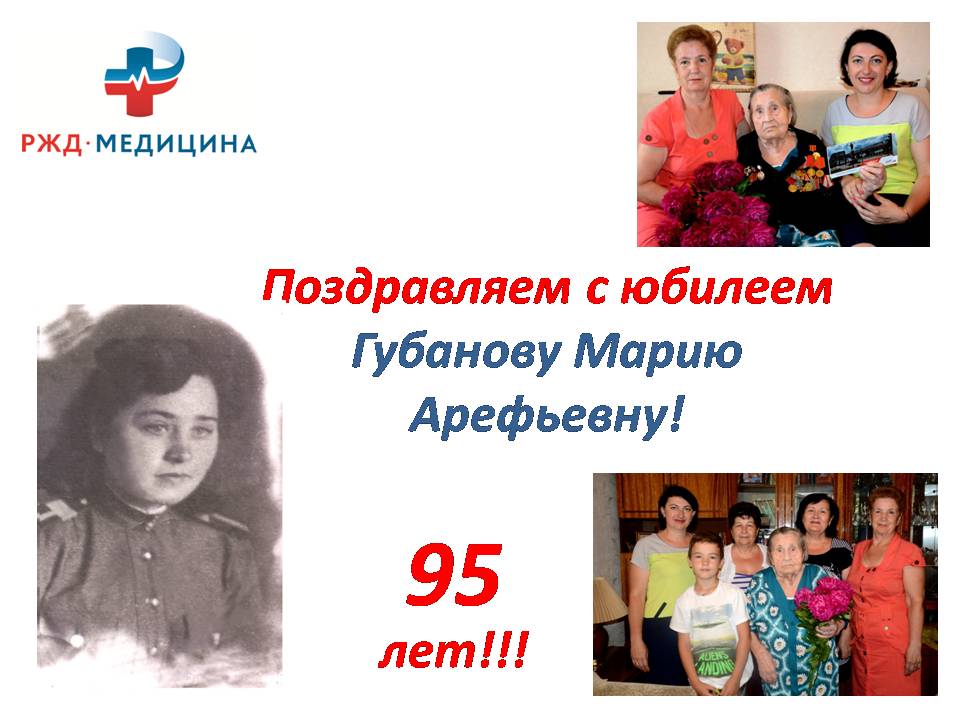 Поздравляем с юбилеем Губанову Марию Арефьевну! 